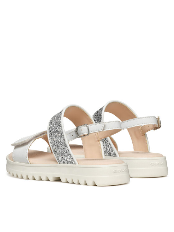 Geox Geox Sandale J Coralie Gir J556EA 0BCEW C1Z1N M Alb