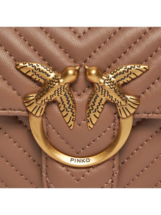 PINKO Pinko Ročna torba Love One Wallet C PW 24 PLTT 100062 A0GK Rjava