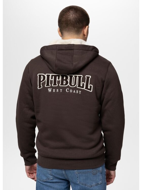 PITBULL PITBULL Bluza RUFFIN DETROIT Brązowy Regular Fit
