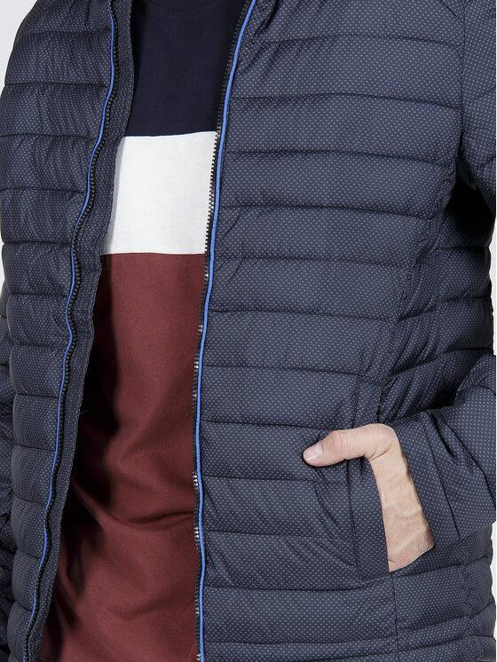 Cross Jeans Cross Jeans Kurtka przejściowa 40224-021 Granatowy Regular Fit