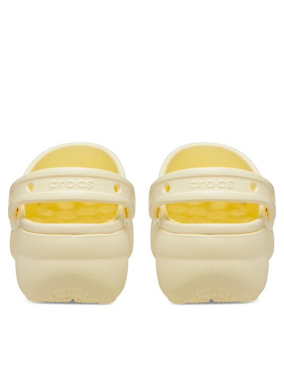 Crocs Crocs Klapki Classic Platform Clog W 206750 Beżowy