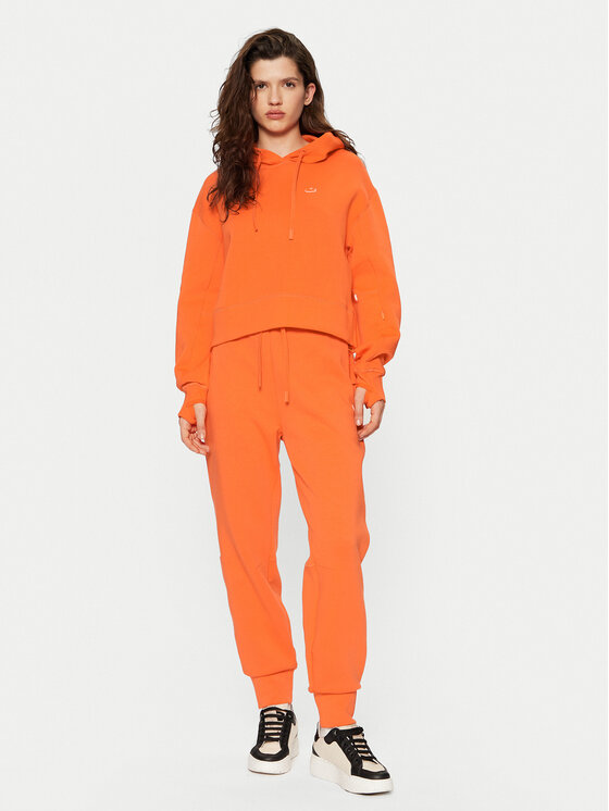 Orange lacoste sweatsuit clearance