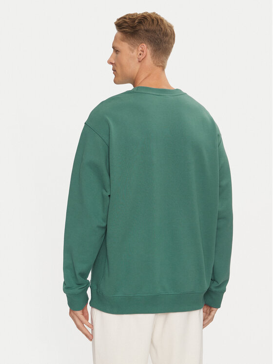 New Balance New Balance Majica dugih rukava Athletics Premium Logo MT41547NUS Zelena Relaxed Fit