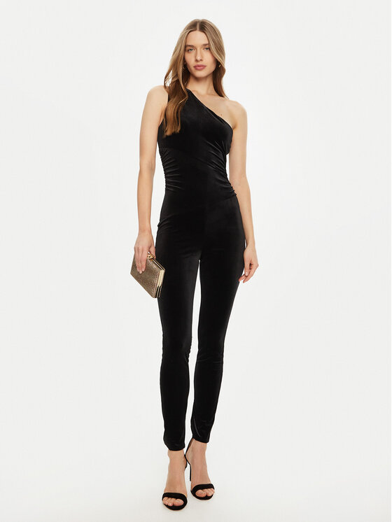 Guess Guess Salopetă W5RD71 KCM62 Negru Classic Fit