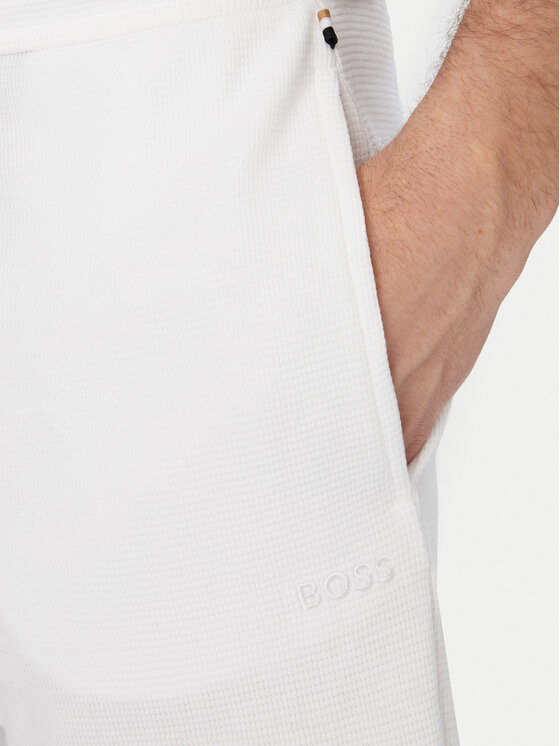 BOSS BOSS Sportovní kraťasy 50535884 Bílá Regular Fit