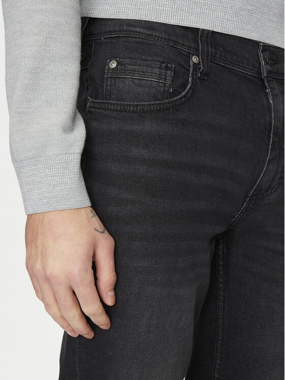 Mustang Mustang Jeans hlače Washington 1016334 Črna Straight Fit