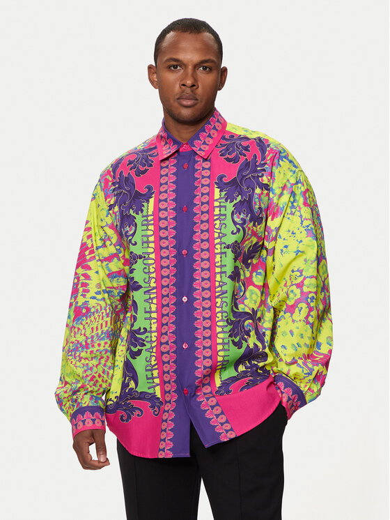 Versace Jeans Couture Košeľa 76GAL21A Farebná Regular Fit
