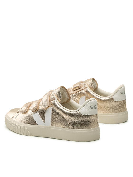 Veja Veja Sneakersy VEJA-Recife Logo Chromefree Złoty