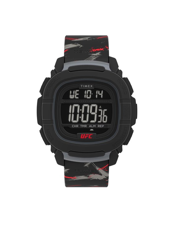 Timex Pulkstenis UFC Strength Shock XL TW2V85200 Melns