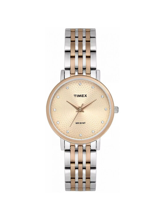 Timex Timex Ρολόι TW2T38700 Ροζ χρυσό