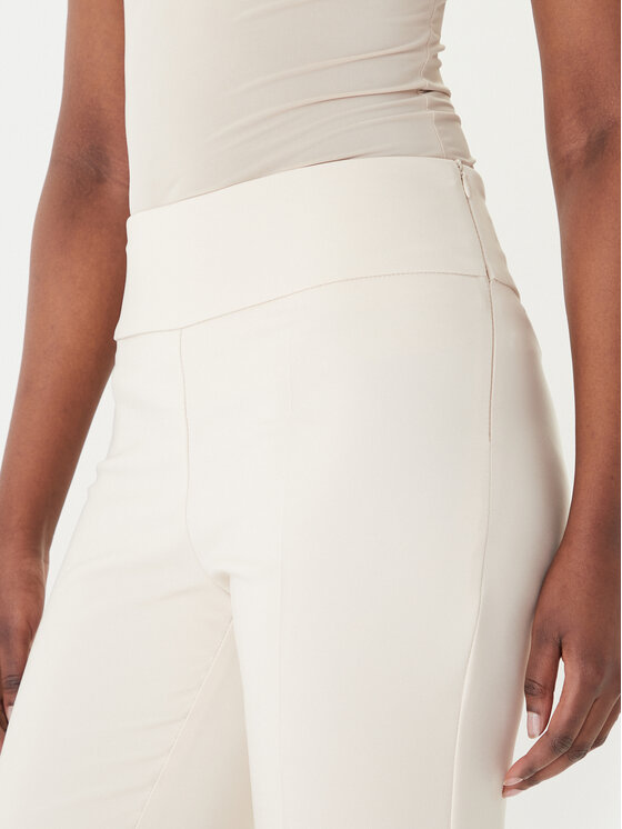 Rinascimento Rinascimento Medžiaginės kelnės CFC0127876003 Smėlio Slim Fit