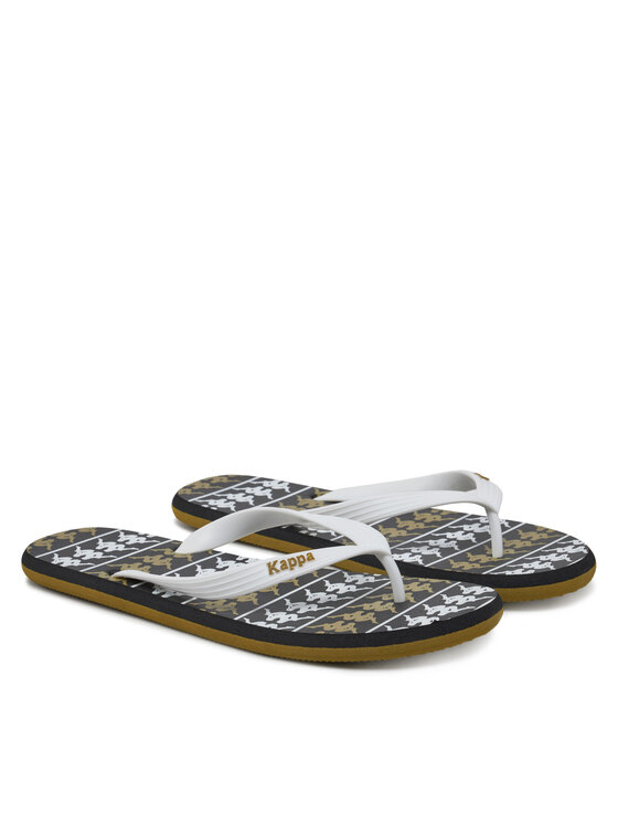 Kappa Kappa Σαγιονάρες 371D2UW White - Black - Green Military Έγχρωμο