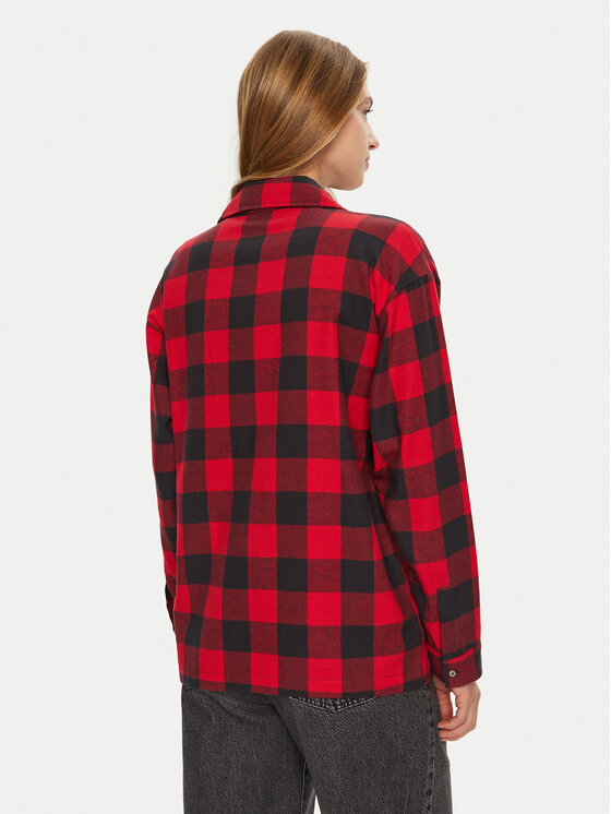 Champion Champion Košeľa 117471 Červená Regular Fit