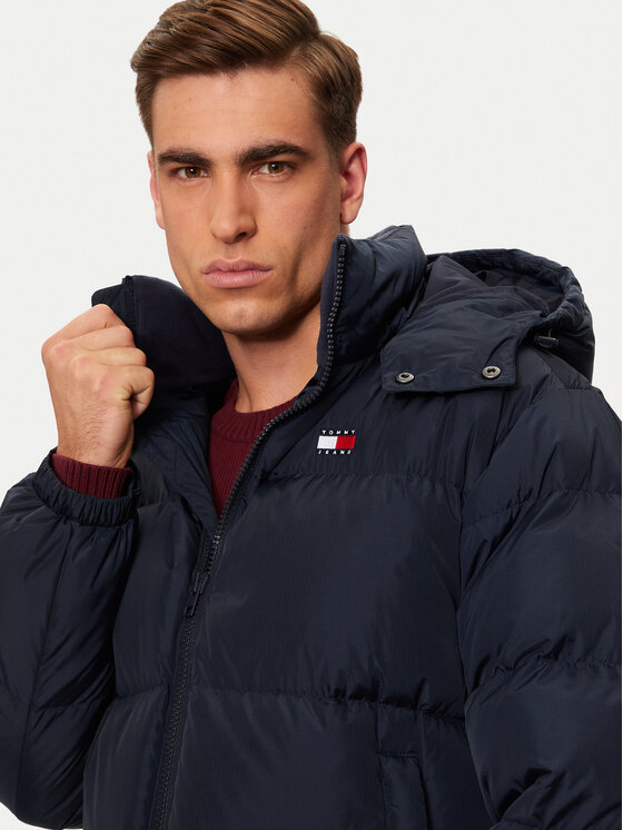 Tommy Jeans Tommy Jeans Pehelykabát Alaska DM0DM20479 Sötétkék Regular Fit