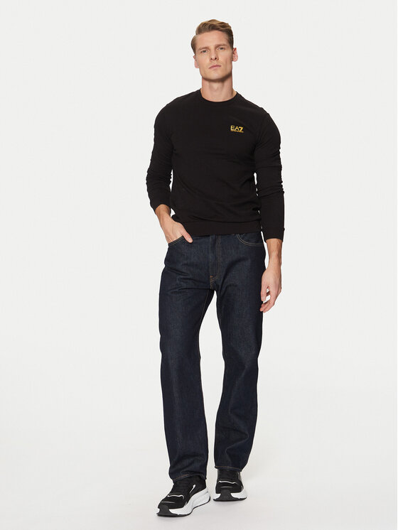 EA7 Emporio Armani EA7 Emporio Armani Mikina 8NPM52 PJ05Z 208 Černá Regular Fit
