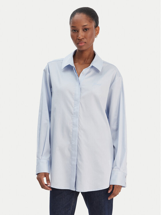 Guess Guess Krekls W6RH57 WAF10 Gaiši zils Oversize