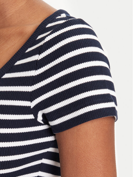 Tommy Jeans Tommy Jeans Marškinėliai Henley DW0DW20902 Tamsiai mėlyna Slim Fit