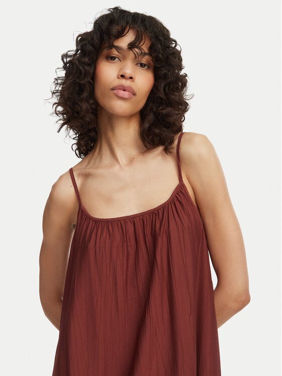 Vero Moda Vero Moda Φόρεμα καλοκαιρινό Vira 10340738 Καφέ Relaxed Fit