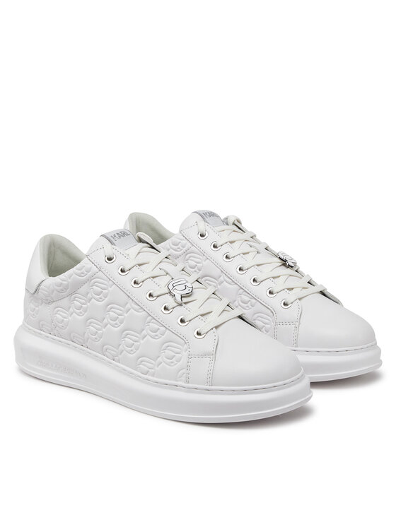 KARL LAGERFELD KARL LAGERFELD Laisvalaikio batai Kapri KL52523F Balta