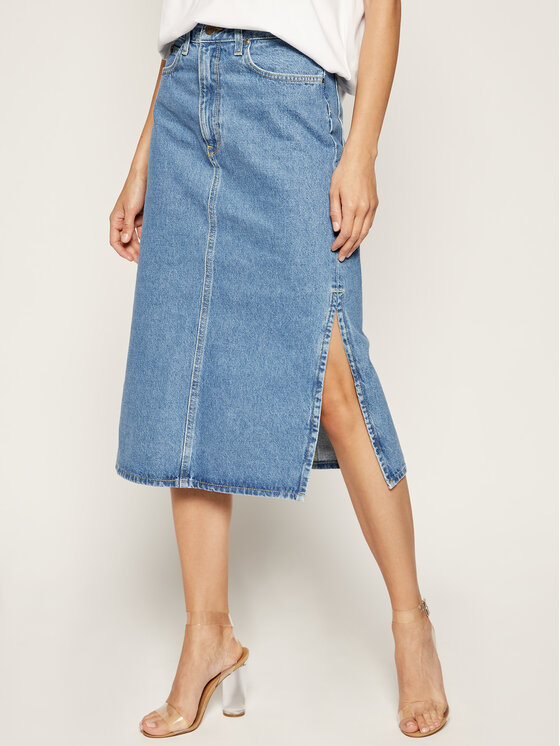 Lee Lee Gonna di jeans Thelma L38EGAZE 112108145 Blu Regular Fit