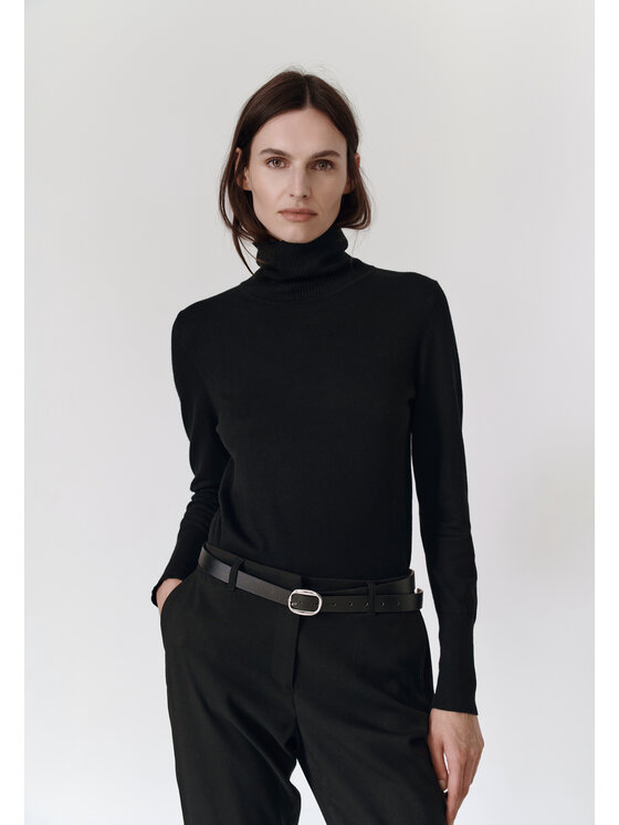 TATUUM TATUUM Sweter ANKIO Czarny Classic Fit