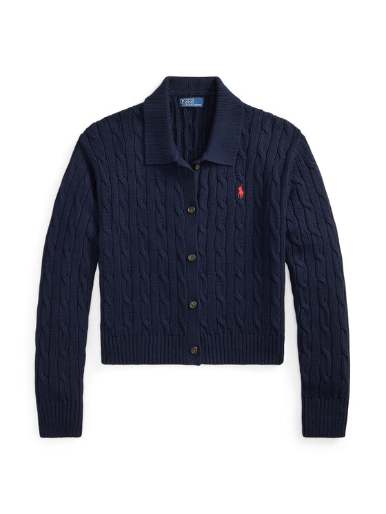 Polo Ralph Lauren Polo Ralph Lauren Kardiganas 211B30509002 Tamsiai mėlyna Straight Fit