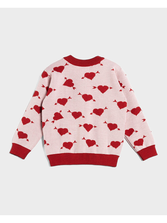 Kid story Kid story Sweter SW_SH1 Różowy Oversize