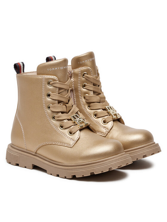 Tommy Hilfiger Tommy Hilfiger Ботильйони T1A5-33562-0376 M Золотий