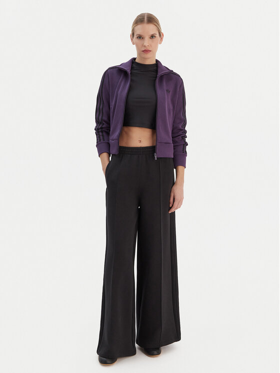 adidas adidas Mikina Firebird Adicolor JY2615 Fialová Regular Fit