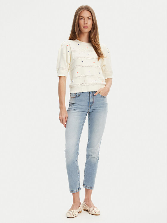 United Colors Of Benetton United Colors Of Benetton Maglione 10C1E10DO Beige Regular Fit