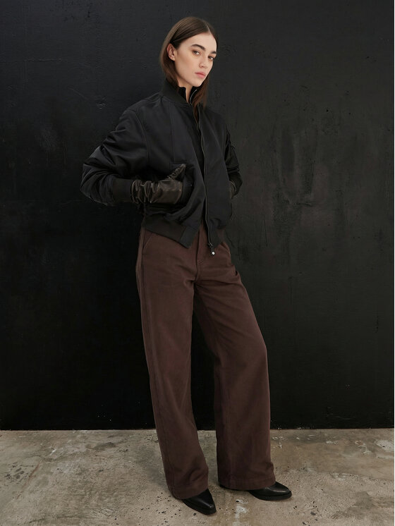 G-Star Raw G-Star Raw Pantaloni di tessuto Deck 2.0 D26432-E078 Marrone Wide Leg