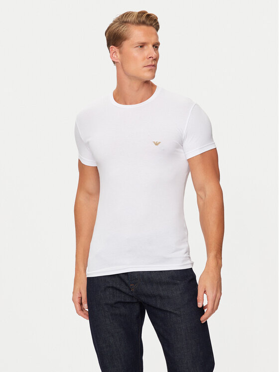 Emporio Armani Underwear Emporio Armani Underwear Majica 111035 4F512 00010 Bela Slim Fit