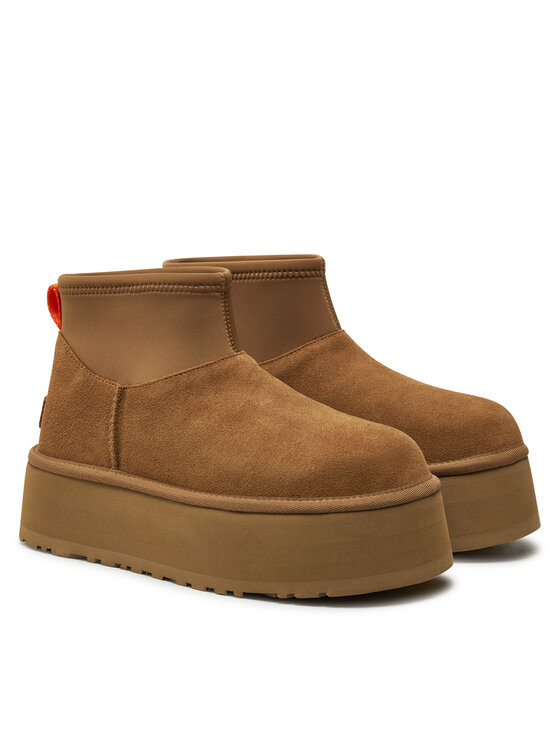 Ugg Ugg Škornji za sneg W Classic Mini Dipper 1168170 Rjava