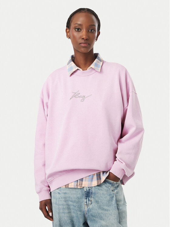 Roxy Roxy Суитшърт Cross Your Mind ERJFT05113 Розов Regular Fit