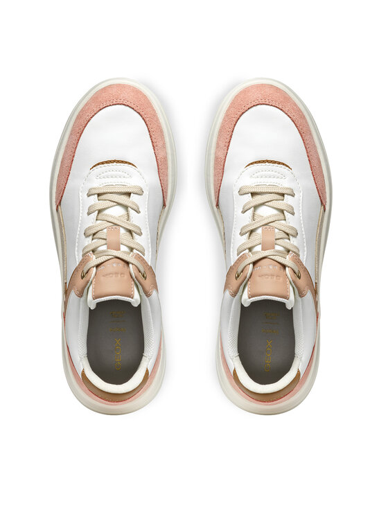 Geox Geox Sneakersy D Spherica Ecub-3 D46WTB 05422 C1Z5Q Biela