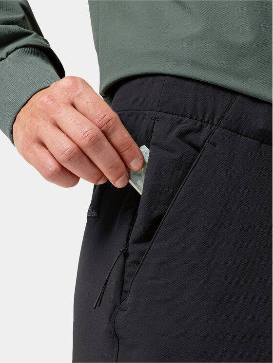 Jack Wolfskin Jack Wolfskin Outdoor hlače Wandermood Pants 1508401 Crna Regular Fit