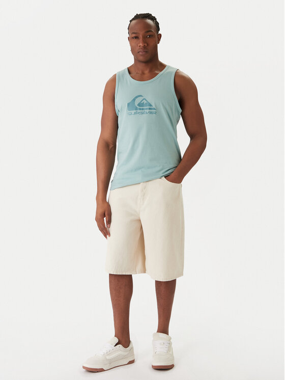 Quiksilver Quiksilver Majica brez rokavov Ev Comp EQYZT08041 Svetlo modra Regular Fit