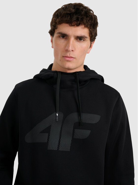 4F 4F Bluza NOS Czarny Regular Fit