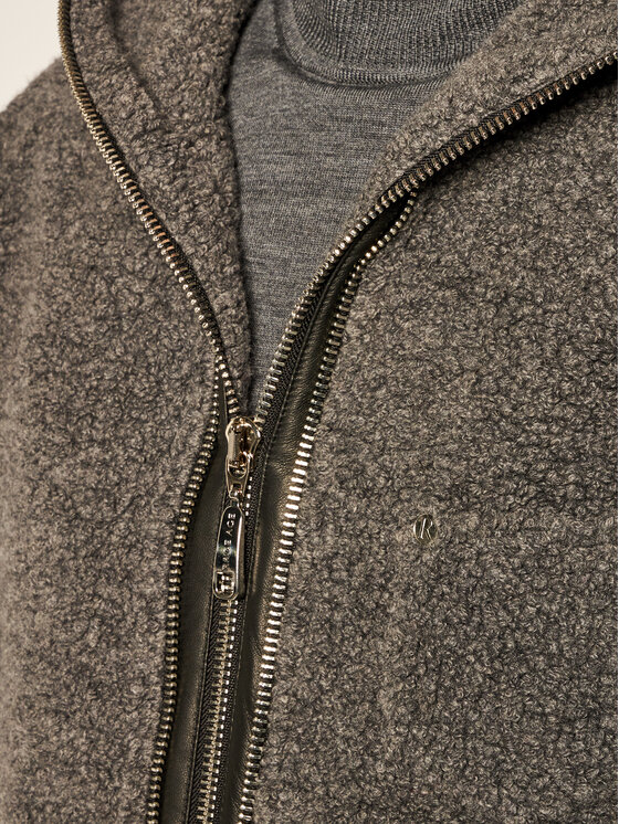 Rage Age Rage Age Vlnený kabát Cold Blood M1 Sivá Regular Fit