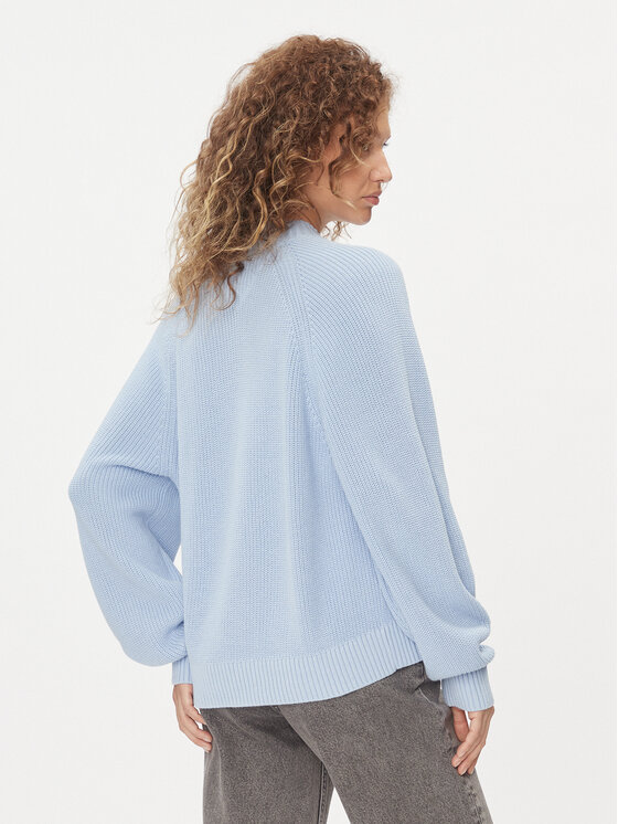 Tommy Jeans Tommy Jeans Pullover Badge DW0DW16536 Blau Relaxed Fit
