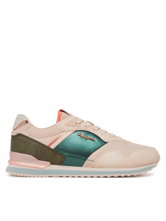 Pepe Jeans Sneakersy London Mix PLS40044 Ružová
