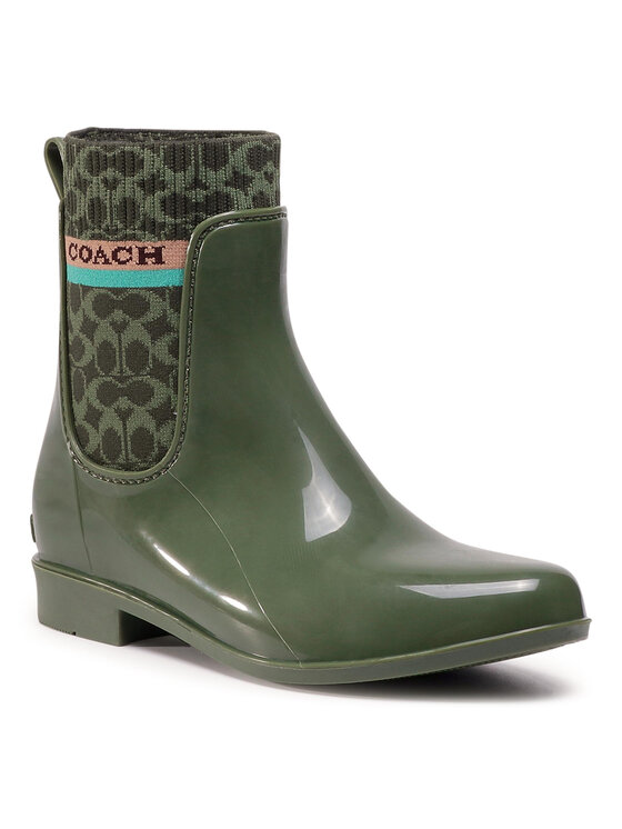Coach Coach Kalosze Rivington Rain Booti G5254 10011291 Zielony