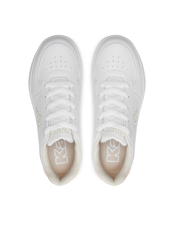 Kappa Kappa Sneakers Logo Malone Kid 371K1IW Bianco
