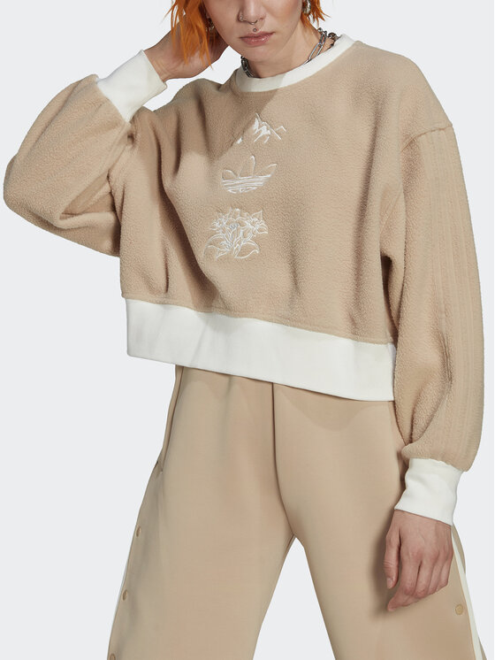 adidas adidas Полар HM1607 Бежов Regular Fit