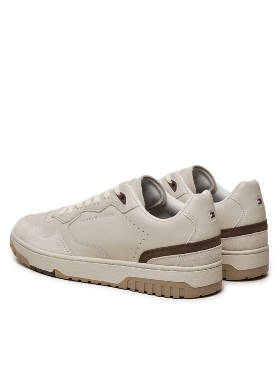 Tommy Hilfiger Tommy Hilfiger Laisvalaikio batai Basket Street FM0FM05323 Balta