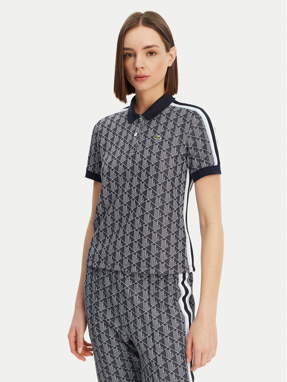 Lacoste Polokošeľa DF3364 Tmavomodrá Slim Fit