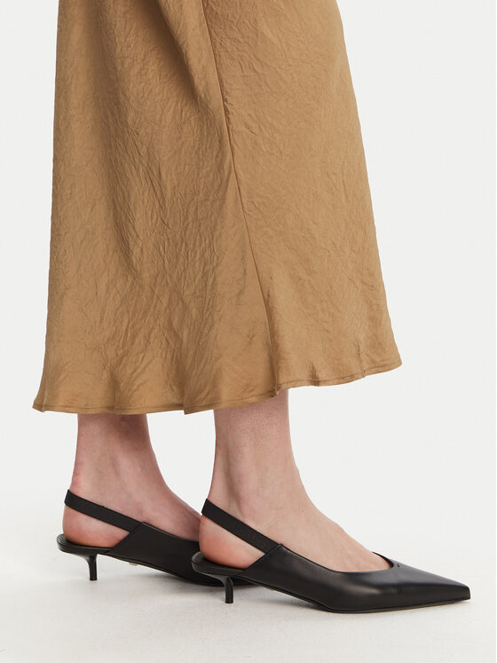 Marella Marella Spódnica midi No 2513101055 Beżowy Regular Fit