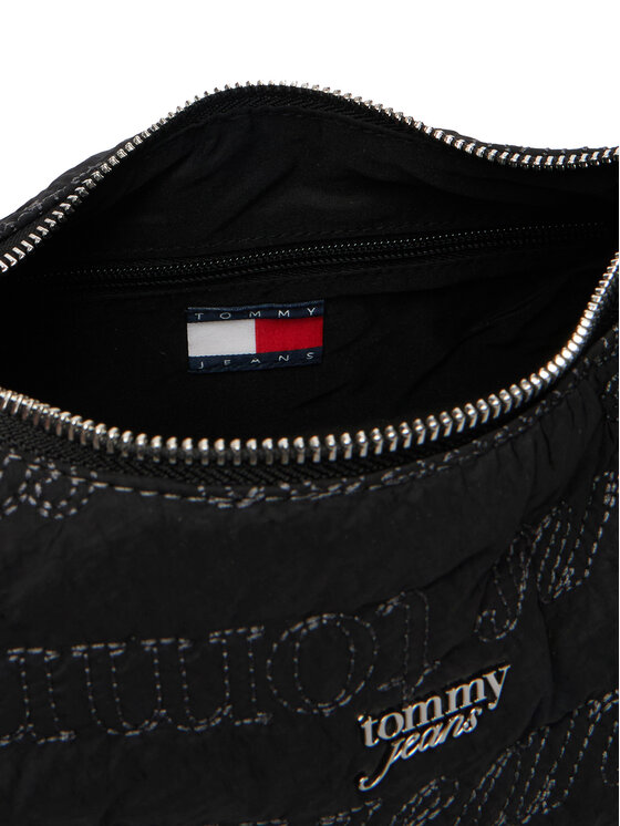 Tommy Jeans Tommy Jeans Torbica Tjw Icon Aop Shoulder Bag AW0AW18467 Crna
