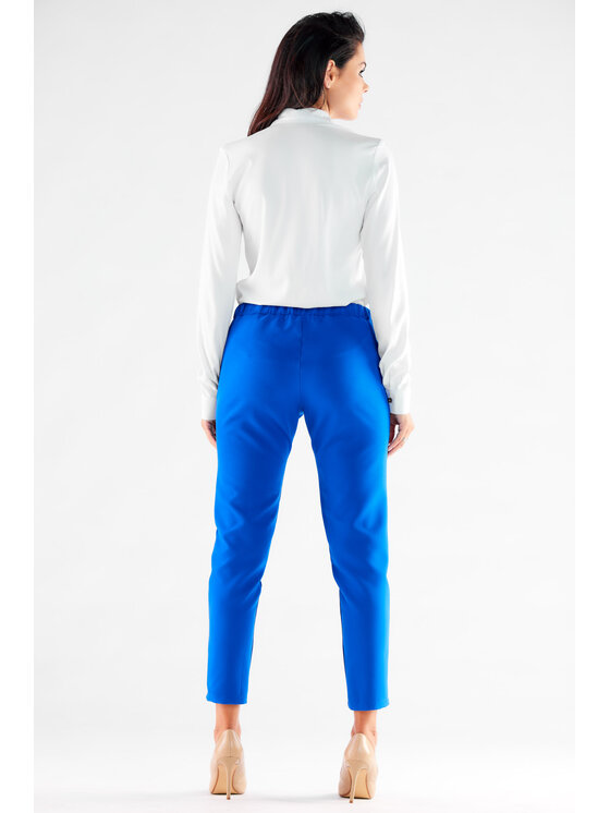 Awama Awama Dámské kalhoty A532 Modrá Basic Fit