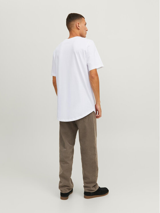 Jack&Jones Jack&Jones Тишърт Noa 12210945 Бял Regular Fit